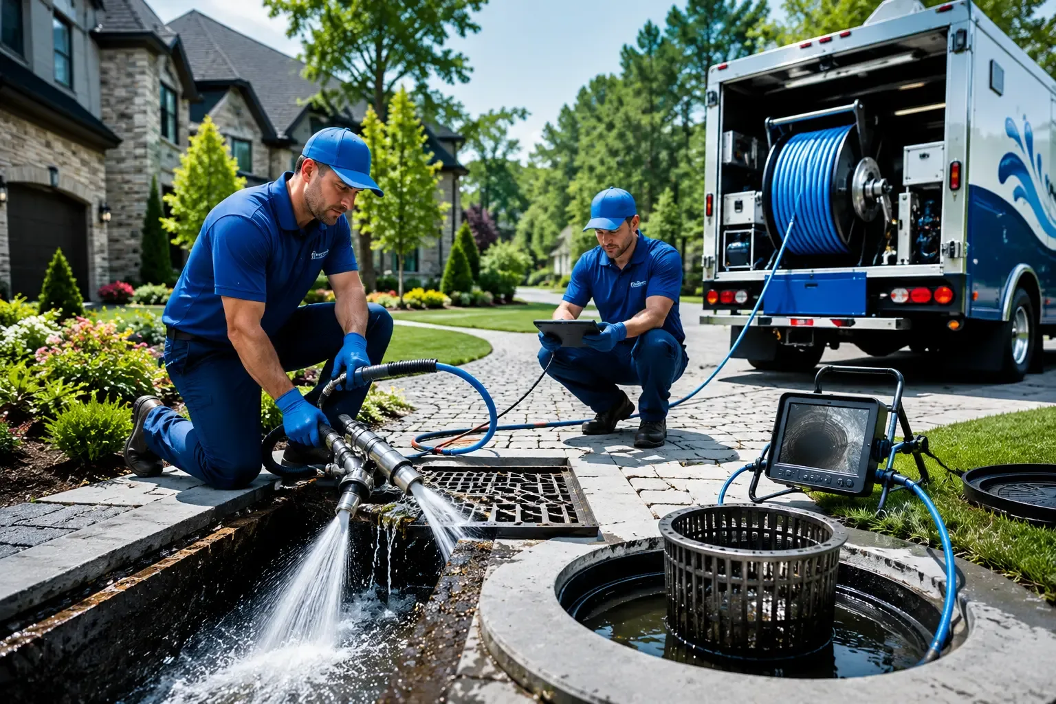 Local outdoor drain cleaning professionals in Custer City, PA